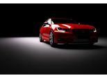 Fototapete papermoon "Rotes Auto Im Rampenlicht", Bunt, B:4,5M L:2,8M, Vlies, Tapeten