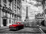 Fototapete Papermoon "Paris Eiffel Tower", Bunt, B:4M L:2,6M, Vlies, Tapeten