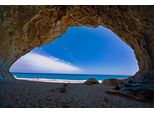 Fototapete Papermoon "HöHle Cala Luna Sardinien", Bunt, B:5M L:2,8M, Vlies, Tapeten