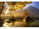 Fototapete Papermoon "Photo-Art Keller, Seehintersee", Bunt, B:4M L:2,6M, Vlies, Tapeten