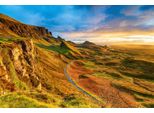 Fototapete Papermoon "Landschaft Mit Fluss", Bunt, B:4,5M L:2,8M, Vlies, Tapeten