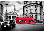 Fototapete Papermoon "London Doubledecker", Bunt, B:4,5M L:2,8M, Vlies, Tapeten