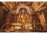 Fototapete papermoon "Buddah Figuren", Bunt, B:4,5M L:2,8M, Vlies, Tapeten