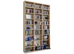 Standregal Vcm "Holz Cd Dvd Standregal BüCherregal Regal Megosa Xl", Braun (Sonoma, Eiche (SäGerau)), B:102Cm T:23Cm, Regale, Standregal