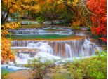 Fototapete Papermoon "Waterfall In Rain Forest", Bunt, B:5M L:2,8M, Vlies, Tapeten