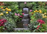 Fototapete Papermoon "Kleiner Wasserfall In Garten", Bunt, B:3,5M L:2,6M, Vlies, Tapeten