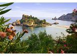 Fototapete Papermoon "Taormina Meer", Bunt, B:4,5M L:2,8M, Vlies, Tapeten