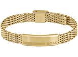 Armband Boss "Alen", Gold (Gelbgoldfarben), ArmbäNder, Herren, 20Cm, Edelstahl, Armband, Mit Emaille
