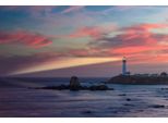 Fototapete papermoon "Leuchtturm", Bunt, B:4,5M L:2,8M, Vlies, Tapeten
