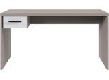 Schreibtisch Wimex "Bahamas In Der Breite: 140Cm, Inkl. Schublade In Absatzdekor", Saharagrau, Weiß, Saharagrau, Saharagrau, B:140Cm H:72Cm T:70Cm, Tische, Schreibtisch, Passend Zur Jugendzimmer-Serie Bahamas