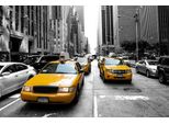 Fototapete Papermoon "New Yorker Taxis", Bunt, B:5M L:2,8M, Vlies, Tapeten