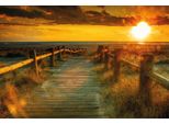 Fototapete Papermoon "Sunset Beach", Bunt, B:5M L:2,8M, Vlies, Tapeten