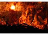 Fototapete Papermoon "Flammen", Bunt, B:5M L:2,8M, Vlies, Tapeten