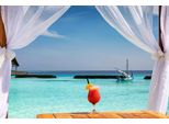 Fototapete Papermoon "Cocktail Am Strand", Bunt, B:5M L:2,8M, Vlies, Tapeten