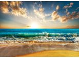 Fototapete Papermoon "Sunset Beach Thailand", Bunt, B:4M L:2,6M, Vlies, Tapeten