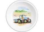 Suppenteller Seltmann Weiden "Compact - Mein Traktor", Bunt (Weiß, Bunt), B:20,2Cm H:3,8Cm L:20,2Cm T:20,2Cm Ø:20,2Cm, Porzellan, Speiseteller, Rund 20 Cm