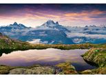 Fototapete Papermoon "See Mit Bergen Im Hintergrund", Bunt, B:4M L:2,6M, Vlies, Tapeten