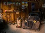 Fototapete Papermoon "Altes Auto", Bunt, B:4,5M L:2,8M, Vlies, Tapeten