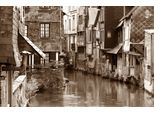 Fototapete Papermoon "Venedig Sepia", Bunt, B:5M L:2,8M, Vlies, Tapeten