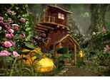 Fototapete Papermoon "Fantasie Haus", Bunt, B:3,5M L:2,6M, Vlies, Tapeten