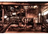 Fototapete Papermoon "Vintage Carlshuette", Bunt, B:3,5M L:2,6M, Vlies, Tapeten