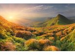 Fototapete papermoon "Berg Sonnenaufgang", Bunt, B:4M L:2,6M, Vlies, Tapeten