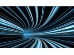 Fototapete Papermoon "3D Abstrakter Zeittunnel", Bunt, B:4,5M L:2,8M, Vlies, Tapeten