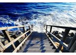 Fototapete Papermoon "Treppe Ins Meer", Bunt, B:4M L:2,6M, Vlies, Tapeten