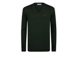 V-Ausschnitt-Pullover Felix Hardy "Pullover Mit V-Ausschnitt", Herren, Gr. Xxl, GrüN, 100% Baumwolle, Pullover