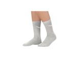 Socken Trigema "Trigema Sportsocken Im Doppelpack", MäDchen, Gr. 39-42, Grau (Grau, Melange), Baumwollmischung, Socken Socken