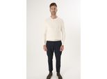 Rundhalspullover Felix Hardy "Pullover Mit Rundhalsausschnitt Und KnöPfen", Herren, Gr. Xxl, Ecru, 100% Baumwolle, Pullover Rundhalspullover