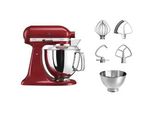 KITCHENAID Küchenmaschine 5KSM175PSEER EMPIRE ROT, rot (empire rot), B:24cm H:36cm T:37cm, Küchenmaschinen, mit Zubehör im Wert von ca. 112,-€ UVP, Küchenmaschine
