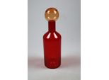 Dekovase AM DESIGN aus Glas, rot, B:16cm H:54cm, Glas, Vasen, Dekovase, BxH: 16x54 cm