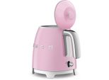 SMEG Wasserkocher KLF05PKEU, pink (cadillac pink), B:20cm H:20cm T:15,2cm, Wasserkocher, Wasserkocher