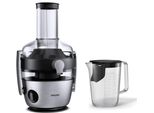 PHILIPS Entsafter HR1921/20 Avance, silber (edelstahlgebürstet), B:25cm H:43,2cm T:29,6cm, Entsafter, mit GeoTech Sieb, QuickClean und Vorspülfunktion, Entsafter
