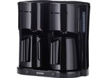 SEVERIN Filterkaffeemaschine KA 9315 Duo, schwarz, 1 l, 8, Kaffeemaschinen, Filterkaffeemaschine