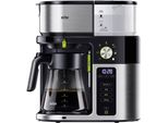 BRAUN Filterkaffeemaschine MultiServe KF9050BK, schwarz (schwarz, edelstahl), 10, Kaffeemaschinen, Filterkaffeemaschine