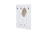 Wandgarderobe MCW-D13, Garderobe Garderobenpaneel, 6 Haken