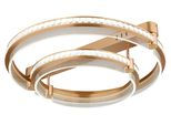 Globo Lighting Led Deckenleuchte "Blondie", Gold (Goldfarben), Leuchten, Deckenlampe/Rund/Wohnzimmer/Schlafzimmer/Elegant, Led Deckenleuchte