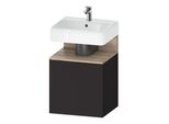 Duravit Waschtischunterschrank Qatego 49X42X64,5Cm, 1 T, T L, E Marmo/Gra Matt (QA4077L55800000)