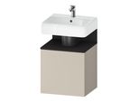 Duravit Waschtischunterschrank Qatego 49X42X64,5Cm, 1 T, T L, Gra M/Ta Matt (QA4077L80830000)