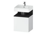 Duravit Waschtischunterschrank Qatego 49X42X64,5Cm, 1 T, T L, Gra Matt/Weiß Ma (QA4077L80180000)