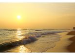 Fototapete papermoon "Sunset Beach Sri Lanka", Bunt, B:4M L:2,6M, Vlies, Tapeten