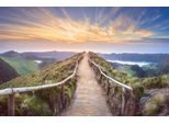 Fototapete Papermoon "LANDSCHAFT-NATUR Gebirge Berge Alpen Wolken Himmel Xxl", Bunt, B:4M L:2,6M, Vlies, Tapeten