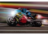 Fototapete Papermoon "Motorrad", Bunt, B:4M L:2,6M, Vlies, Tapeten