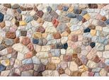Fototapete Papermoon "Abstrakt Steine", Bunt, B:4M L:2,6M, Vlies, Tapeten