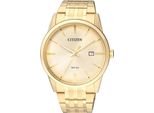 Quarzuhr Citizen, Gold (Goldfarben), Armbanduhren, Damen, Quarzuhr, Armbanduhr, Herrenuhr, Damenuhr, Edelstahlarmband, Datum