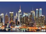 Fototapete Papermoon "Manhattan Skyline", Bunt, B:4M L:2,6M, Vlies, Tapeten
