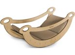 Wippe Babygo "Woodland Bogenwippe, Seesaw Mit Polstereinlage", Braun (Natur Braun), Wippen, Kinderb:110Cm H:41Cm T:30Cm, Made In Europe, B:110Cm H:41Cm T:30Cm
