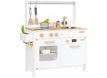 SpielküChe Pinolino "Stine", Weiß (Weiß, Natur), SpielküChen, Kinderb:67Cm H:77Cm T:33Cm, Holz, Mdf, B:67Cm H:77Cm T:33Cm